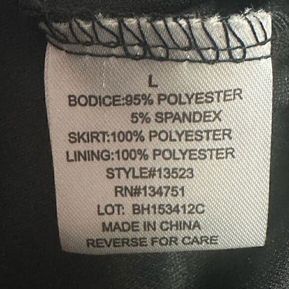 Hot Gal High High Low Sleeveless Black Top Floral Print Bottom - Picture 8 of 8